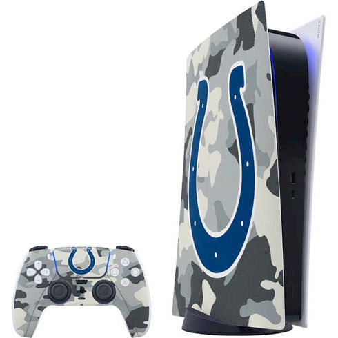 NFL Indianapolis Colts Camo PS5 Digital Edition Bundle Skin