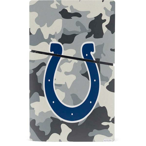 NFL Indianapolis Colts Camo PS5 Slim Digital Edition Bundle Skin