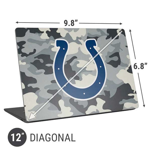 NFL Indianapolis Colts Camo Universal Laptop 12in (9.8 x 6.8in) Skin