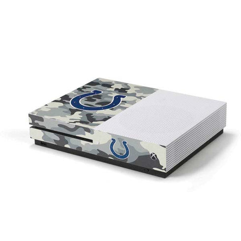 NFL Indianapolis Colts Camo Xbox One S Console Skin