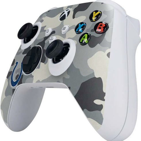 NFL Indianapolis Colts Camo Xbox Series S Controller Skin