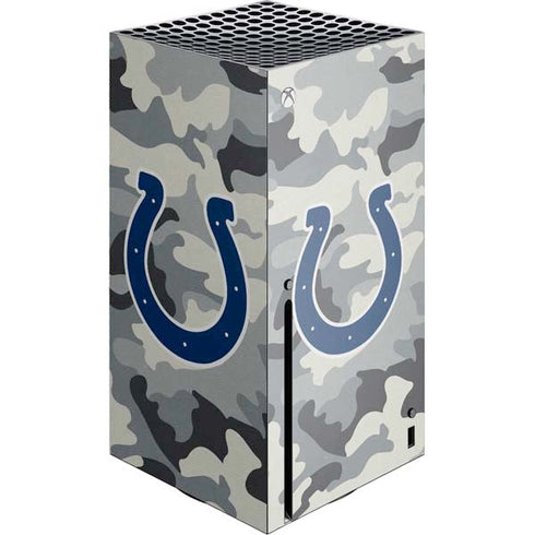 NFL Indianapolis Colts Camo Xbox Series X Console Skin