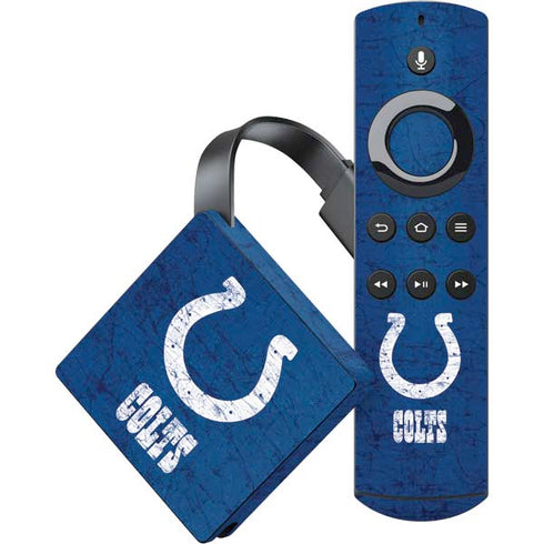 NFL Indianapolis Colts Distressed Amazon Fire TV Skin