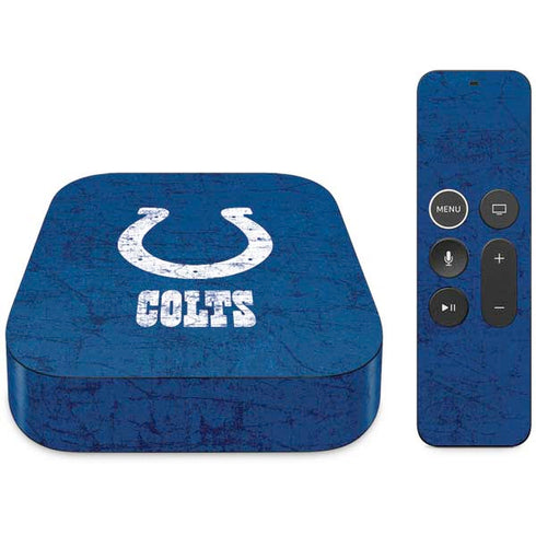 NFL Indianapolis Colts Distressed Apple TV Skin