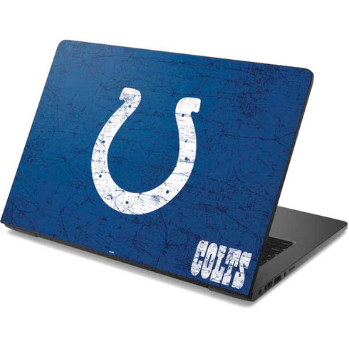 NFL Indianapolis Colts Distressed Dell Chromebook Skin