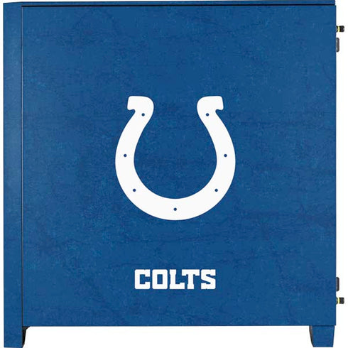 NFL Indianapolis Colts Distressed Corsair 4000D Tempered Glass Mid-Tower ATX Case Skin
