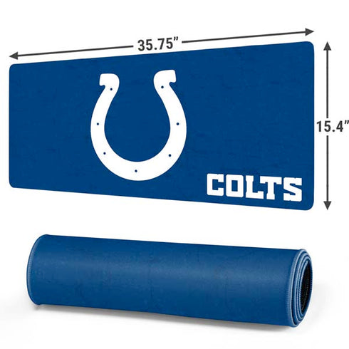 NFL Indianapolis Colts Distressed Gaming Mouse Pad