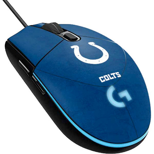 NFL Indianapolis Colts Distressed G203 Prodigy RGB Wired Gaming Mouse Skin