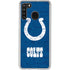 NFL Indianapolis Colts Distressed Galaxy A21 Clear Case