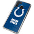 NFL Indianapolis Colts Distressed Galaxy A21 Clear Case