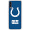 NFL Indianapolis Colts Distressed Galaxy A50 Clear Case