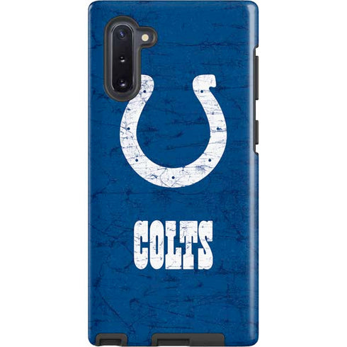 NFL Indianapolis Colts Distressed Galaxy Note 10 Pro Case