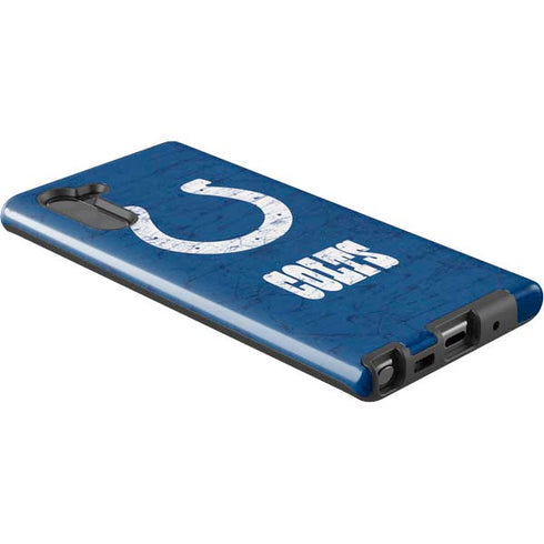 NFL Indianapolis Colts Distressed Galaxy Note 10 Pro Case