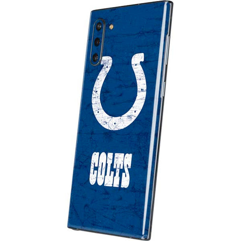 NFL Indianapolis Colts Distressed Galaxy Note 10 Skin