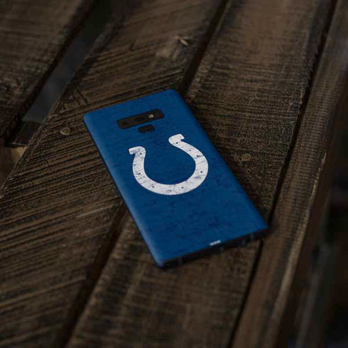 NFL Indianapolis Colts Distressed Galaxy Note 9 Skin