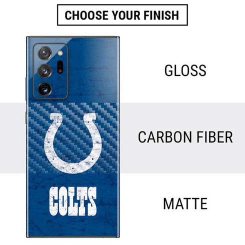 NFL Indianapolis Colts Distressed Galaxy Note20 Ultra 5G Skin