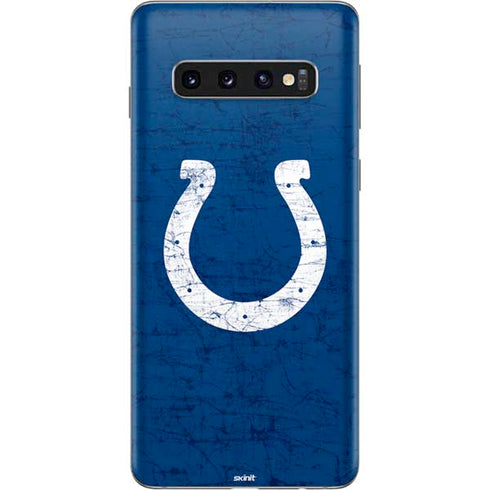 NFL Indianapolis Colts Distressed Galaxy S10 Skin