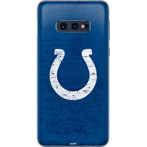 NFL Indianapolis Colts Distressed Galaxy S10e Skin