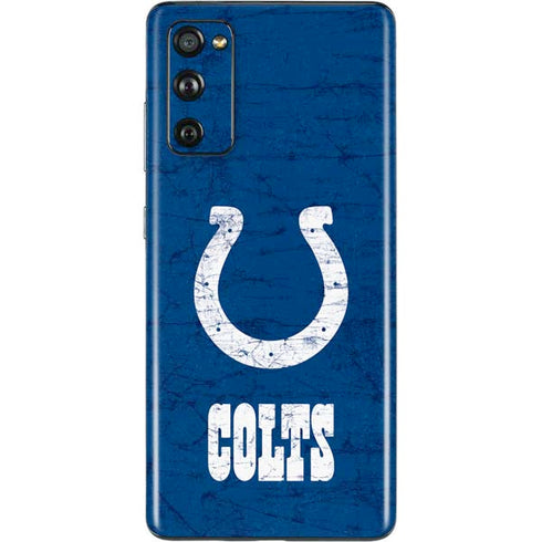 NFL Indianapolis Colts Distressed Galaxy S20 Fan Edition Skin