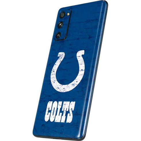 NFL Indianapolis Colts Distressed Galaxy S20 Fan Edition Skin