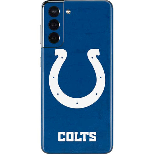 NFL Indianapolis Colts Distressed Galaxy S21 5G Skin