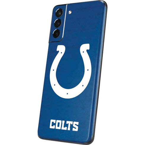 NFL Indianapolis Colts Distressed Galaxy S21 5G Skin