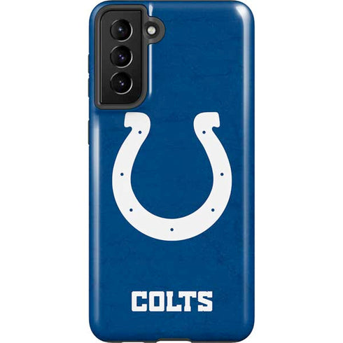 NFL Indianapolis Colts Distressed Galaxy S21 FE Pro Case