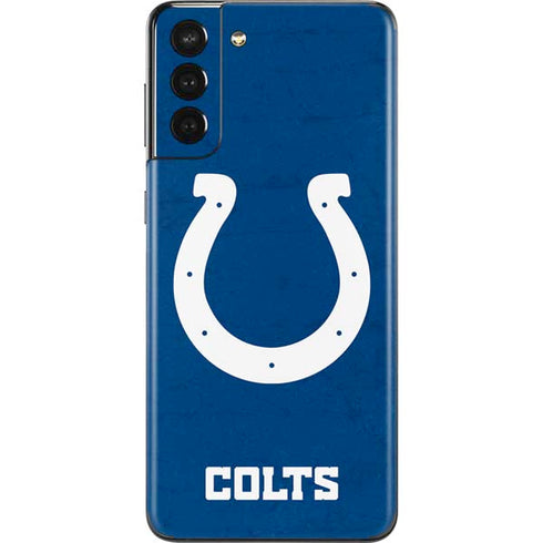 NFL Indianapolis Colts Distressed Galaxy S21 Plus 5G Skin