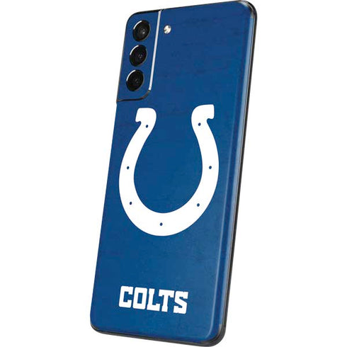 NFL Indianapolis Colts Distressed Galaxy S21 Plus 5G Skin
