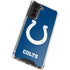 NFL Indianapolis Colts Distressed Galaxy S22 Plus Clear Case
