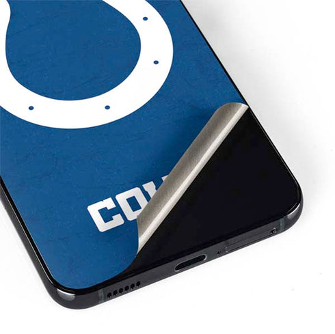 NFL Indianapolis Colts Distressed Galaxy S22 Plus Skin