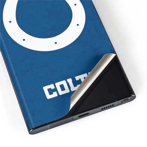 NFL Indianapolis Colts Distressed Galaxy S22 Ultra Skin