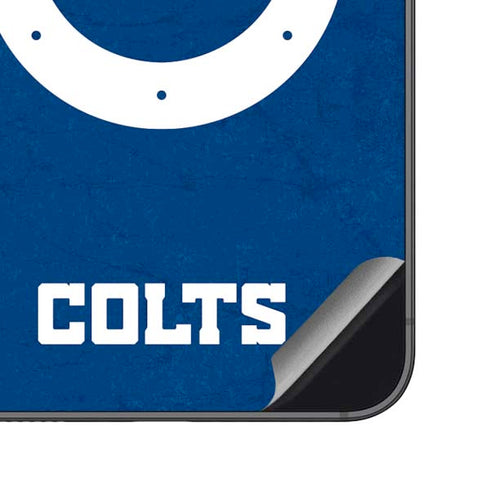 NFL Indianapolis Colts Distressed Galaxy S23 FE Skin