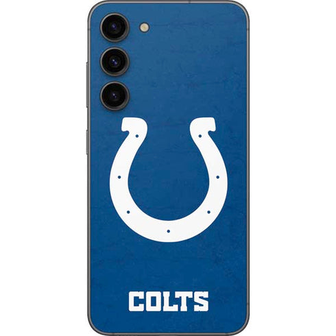 NFL Indianapolis Colts Distressed Galaxy S23 Plus Skin