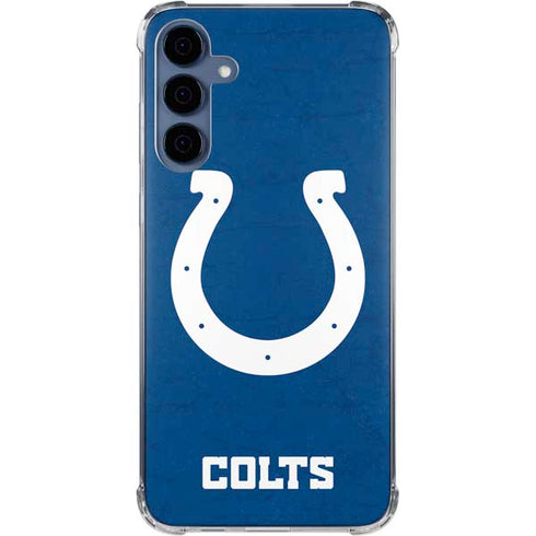 NFL Indianapolis Colts Distressed Galaxy S24 Clear Case