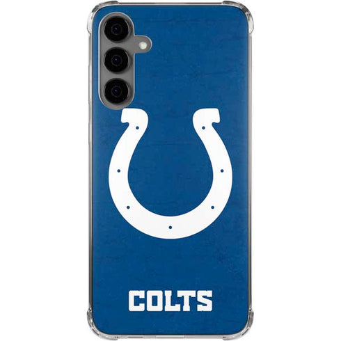 NFL Indianapolis Colts Distressed Galaxy S24 Plus Clear Case