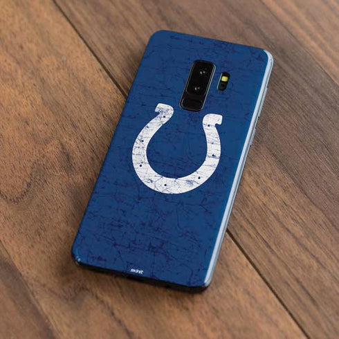 NFL Indianapolis Colts Distressed Galaxy S9 Plus Skin