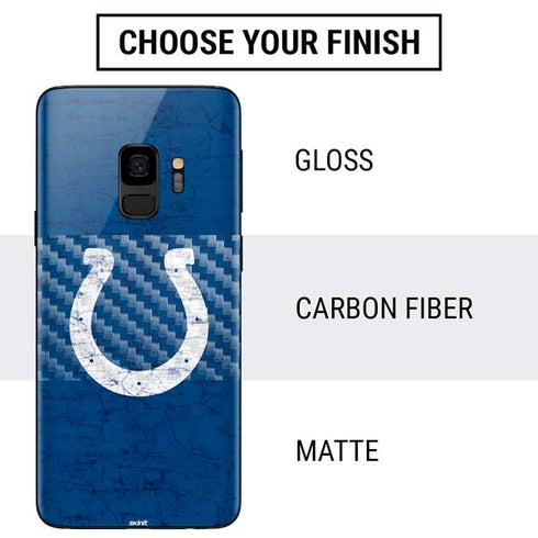 NFL Indianapolis Colts Distressed Galaxy S9 Skin
