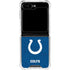 NFL Indianapolis Colts Distressed Galaxy Z Flip5 5G Clear Case