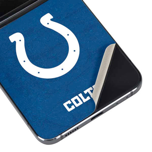 NFL Indianapolis Colts Distressed Galaxy Z Flip5 5G Skin
