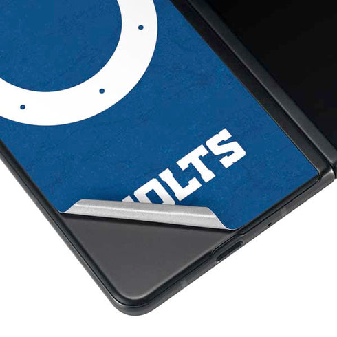 NFL Indianapolis Colts Distressed Galaxy Z Fold4 5G Skin