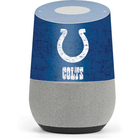 NFL Indianapolis Colts Distressed Google Home Skin
