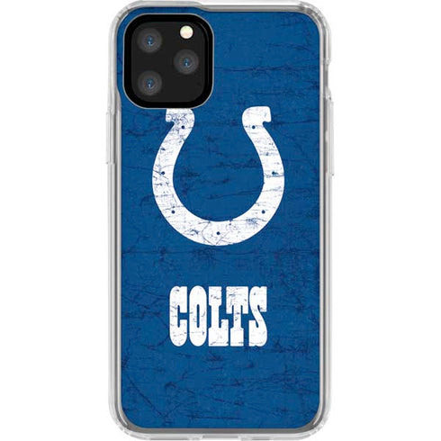 NFL Indianapolis Colts Distressed iPhone 11 Pro Clear Case