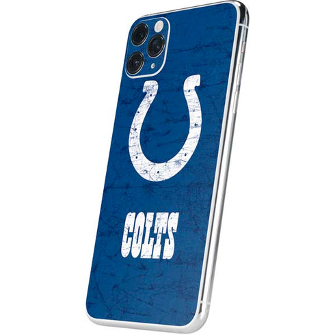 NFL Indianapolis Colts Distressed iPhone 11 Pro Max Skin
