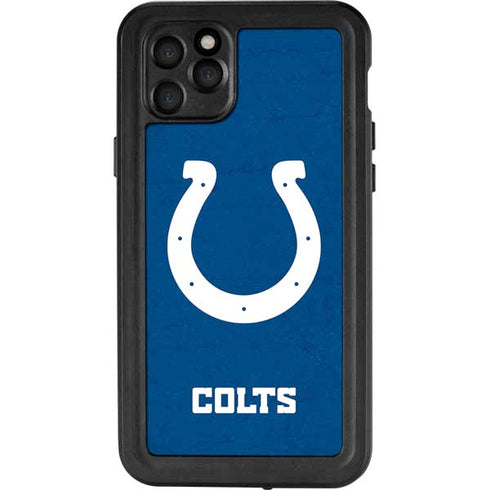 NFL Indianapolis Colts Distressed iPhone 11 Pro Max Waterproof Case