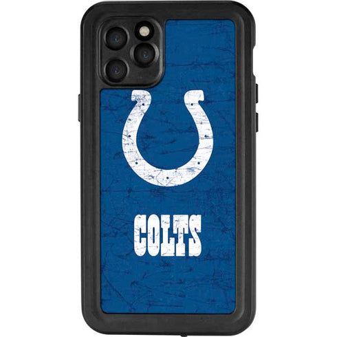 NFL Indianapolis Colts Distressed iPhone 11 Pro Waterproof Case