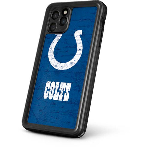 NFL Indianapolis Colts Distressed iPhone 11 Pro Waterproof Case