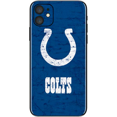 NFL Indianapolis Colts Distressed iPhone 11 Skin