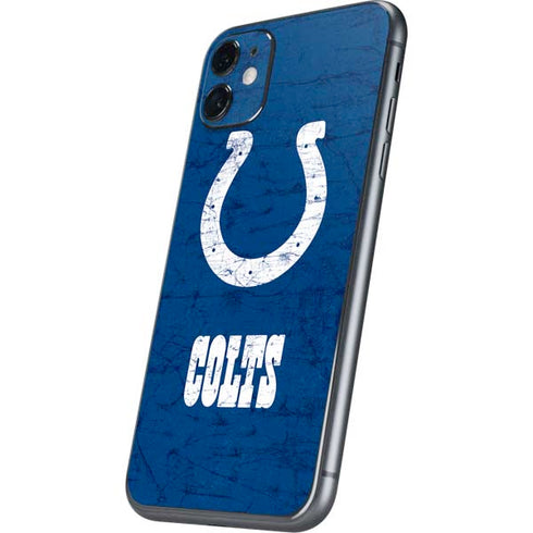 NFL Indianapolis Colts Distressed iPhone 11 Skin