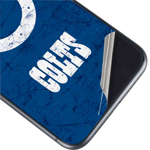 NFL Indianapolis Colts Distressed iPhone 11 Skin